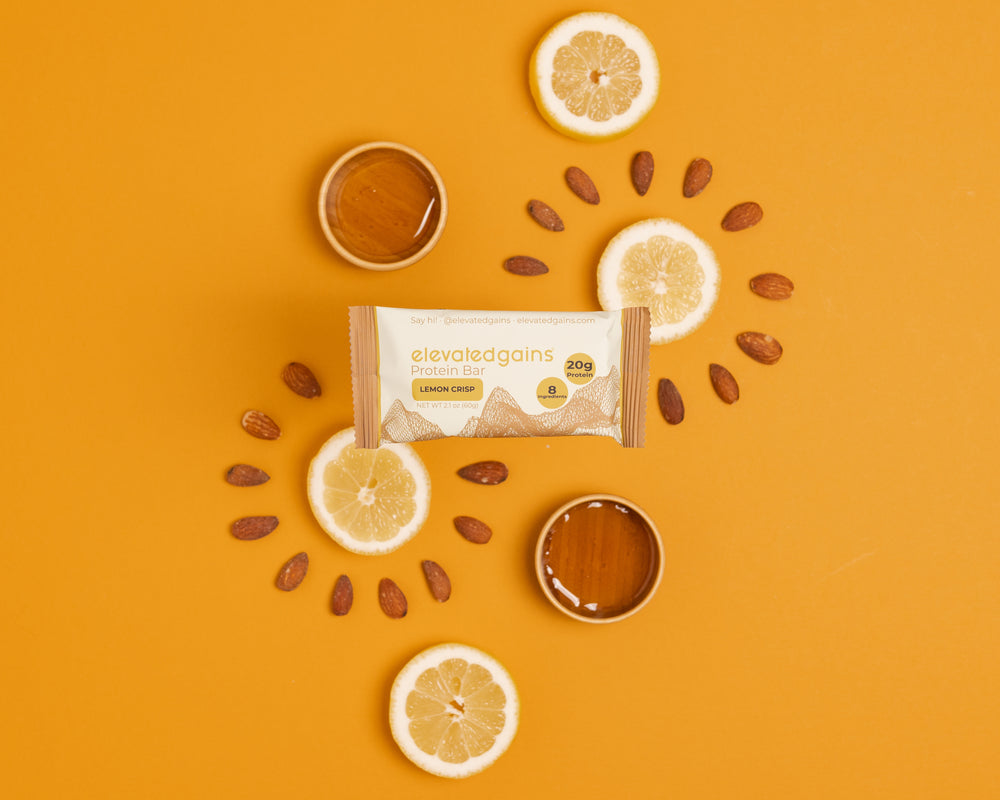 Lemon Crisp with its ingredients